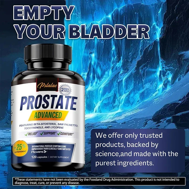 Prostate Health Supplement - Natural Saw Palmetto Extract, Supports Prostate and Hair Health,Improves Immunity