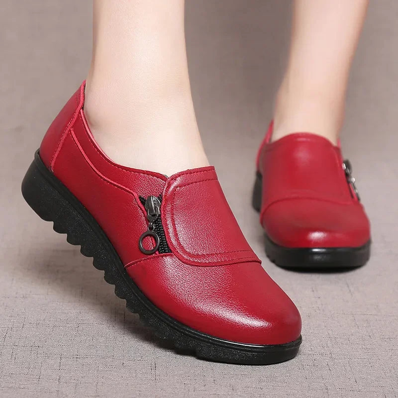 Shoes for Women 2024 Spring Autumn Women Flats Fashion Non-slip Casual Comfortable Ladies Shoes Plus Size 35-41 Loafers Women