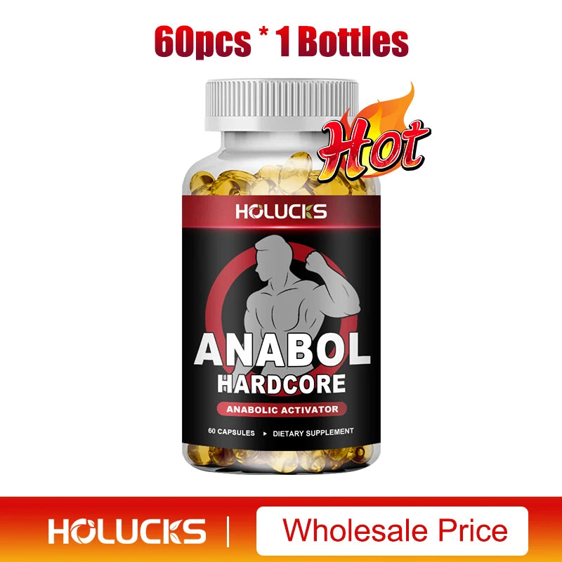 Anabol Hardcore Supplement, Muscle Growth,  for Men To Build Lean, Dense, High, Performance Enhancing, Support Overall Health