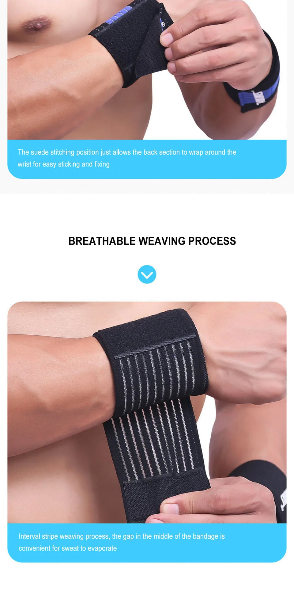AOLIKES 1PC 40-180CM Elastic Bandage Compression Knee Support Sports Strap Knee Protector Bands Ankle Leg Elbow Wrist Calf Brace
