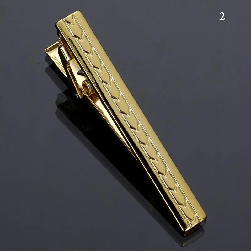 New Classic Men Tie Clip Simple Fashion Metal Necktie Daily Business Wedding Ceremony Tie Clip Pin Men Jewelry Accessories Gift