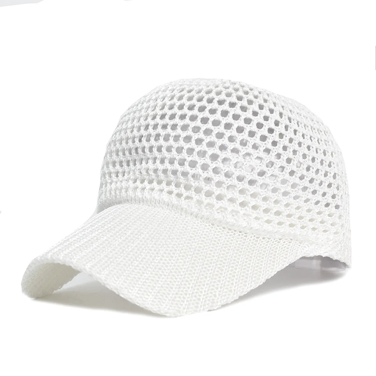 Men Fishing Hat Summer Full Mesh Baseball Cap Unisex Trucker Cap Trucker Caps Quick Dry Golf Running Hat Adjustable Snapback Hat