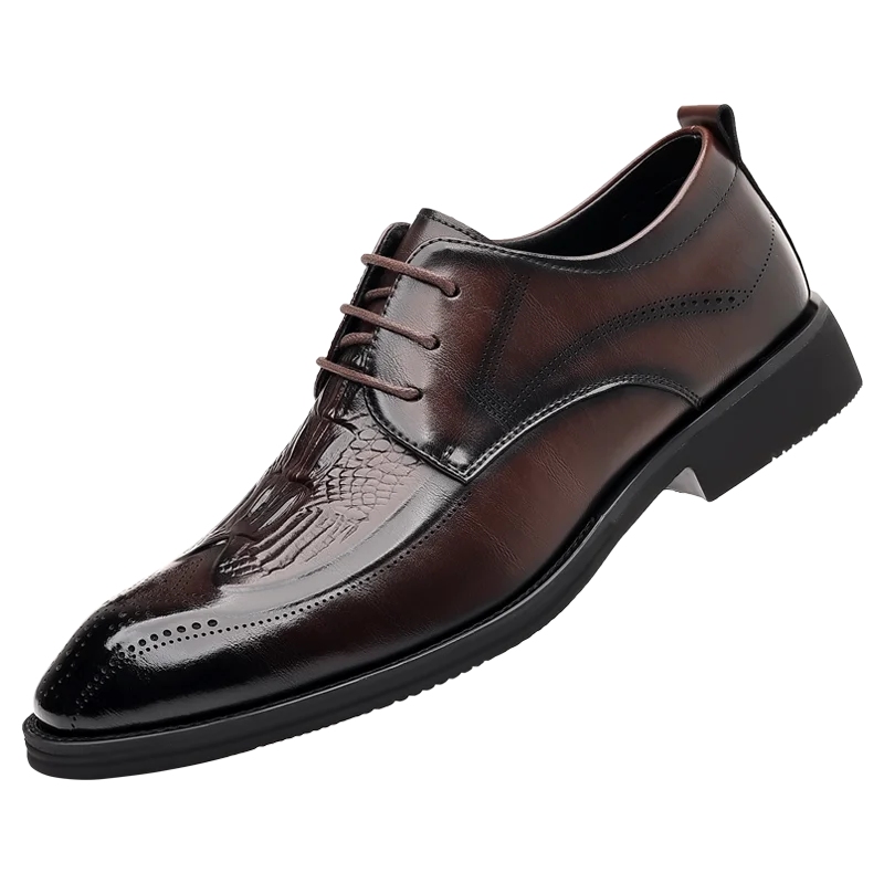 Luxury Brand Men's Glossy Leather Shoes High-end Banquet Dress Shoes Office Men's Pointed Business Shoes High-quality Versatile