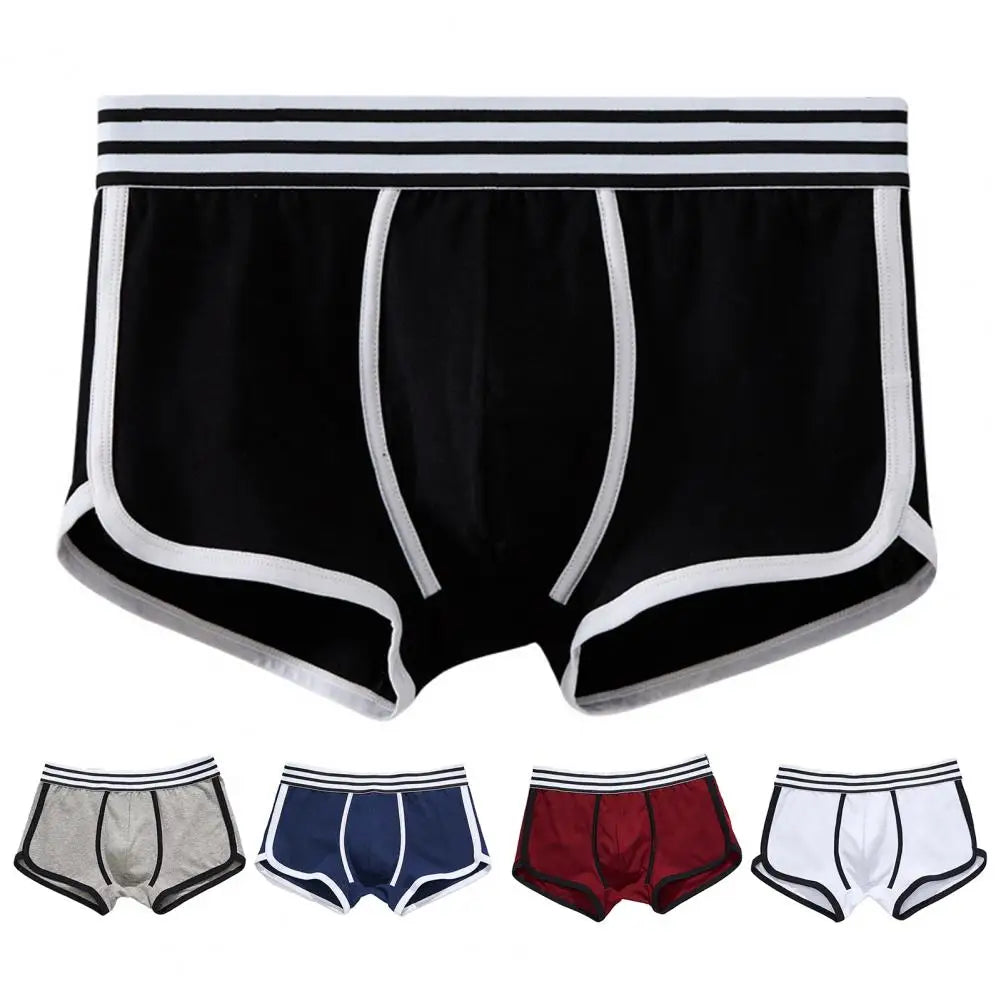 Men Boxers Underwear Soft Breathable U Convex Sweat Absorption Comfortable Men Underwear High-Quality Breathable Men Underpants