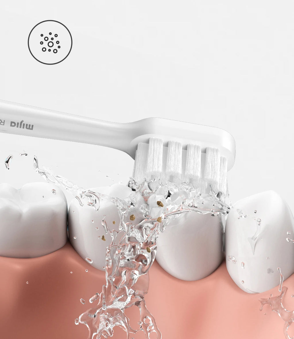 MIJIA T200/T200C Sonic Electric Toothbrush,USB‑C 25 Day Battery,IPX7 Waterproof,2 Mode,2 Brush Heads,Whitening Toothbrush