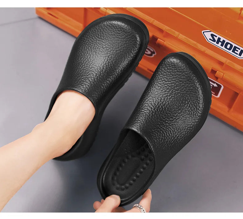 Comfortable Clogs for Women Men Eva Slip-on Chef Nurse Shoes Waterproof Slippers Lightweight Hospital Kitchen Safety Sandals