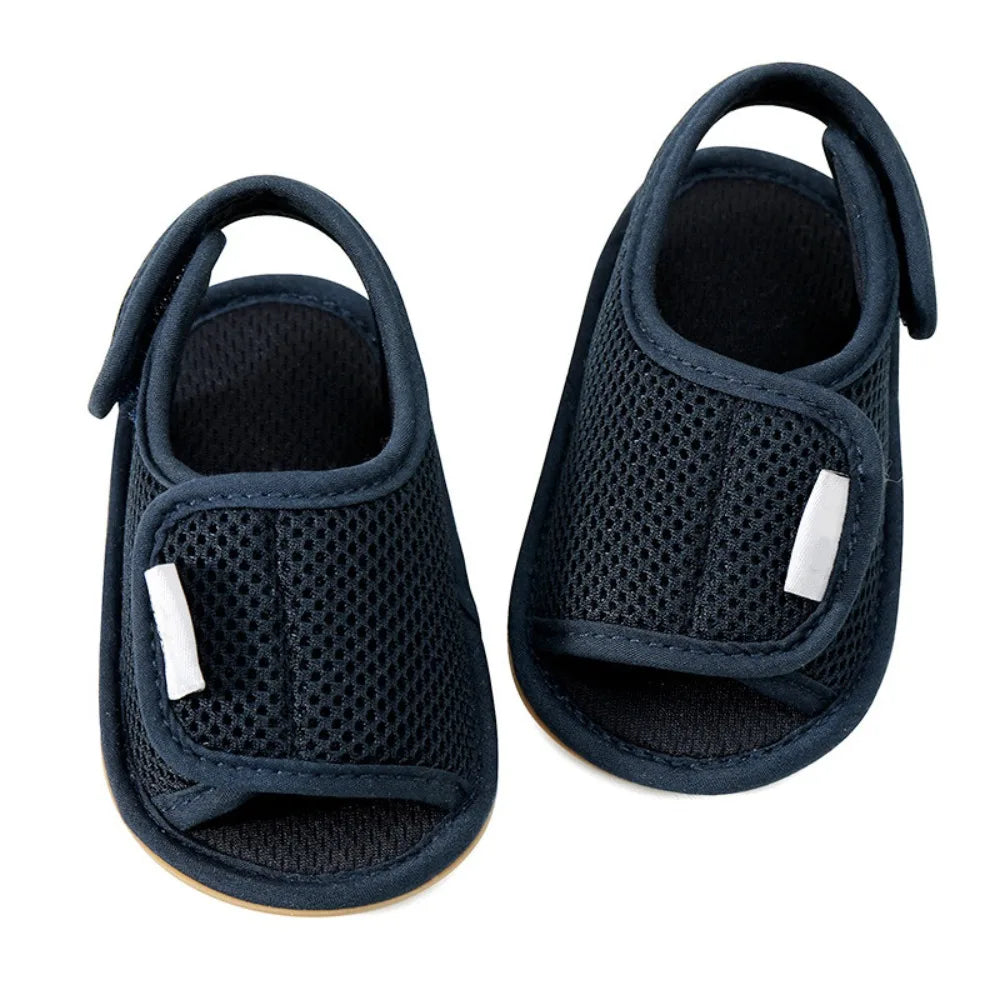 Non-Slip Rubber Sole Baby Sandals Breathable Soft Sole First Walker Shoes Multiple Colors Lightweight Outdoor Sandals Newborn