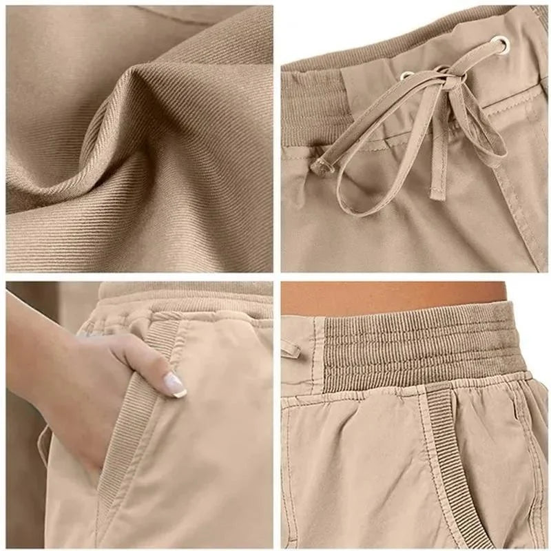 Trending Cute Cat Printed Fashion Women Summer Shorts Outdoor Beach Shorts Bermuda Shorts Stretch Golf Active Shorts High Waist