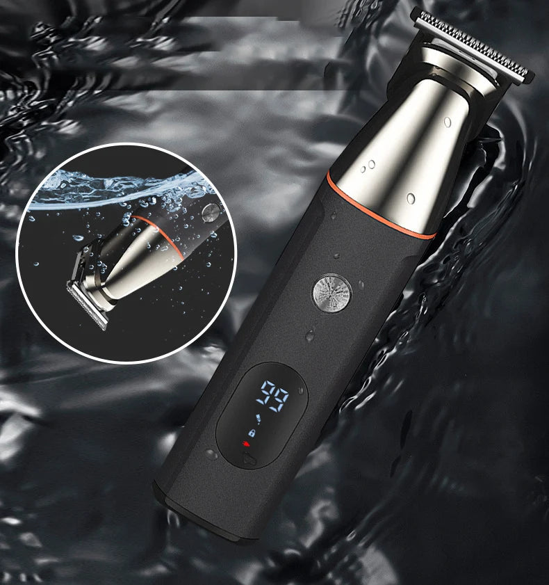 All in One Beard Trimer Hair Clipper for Men Body Nose Trimmer Men's Groin Grooming Kit Electric Shaver Facial Hair Removal
