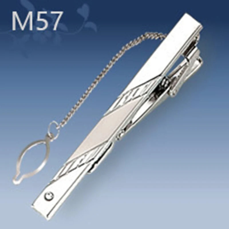 New Tie Clip Fashion Style 1PC Necktie Men Metal Simple Bar Clasp Practical Bowtie Clasp Tie Pin For Mens Gift Accessories