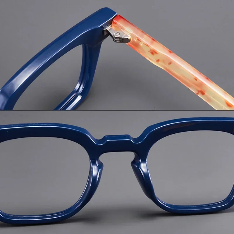 Men Square Reading Glasses Anti Blue Light Eyewear Trend Ultra-lightweight Round Frame Women Presbyopic Eyeglasses Frame Unisex