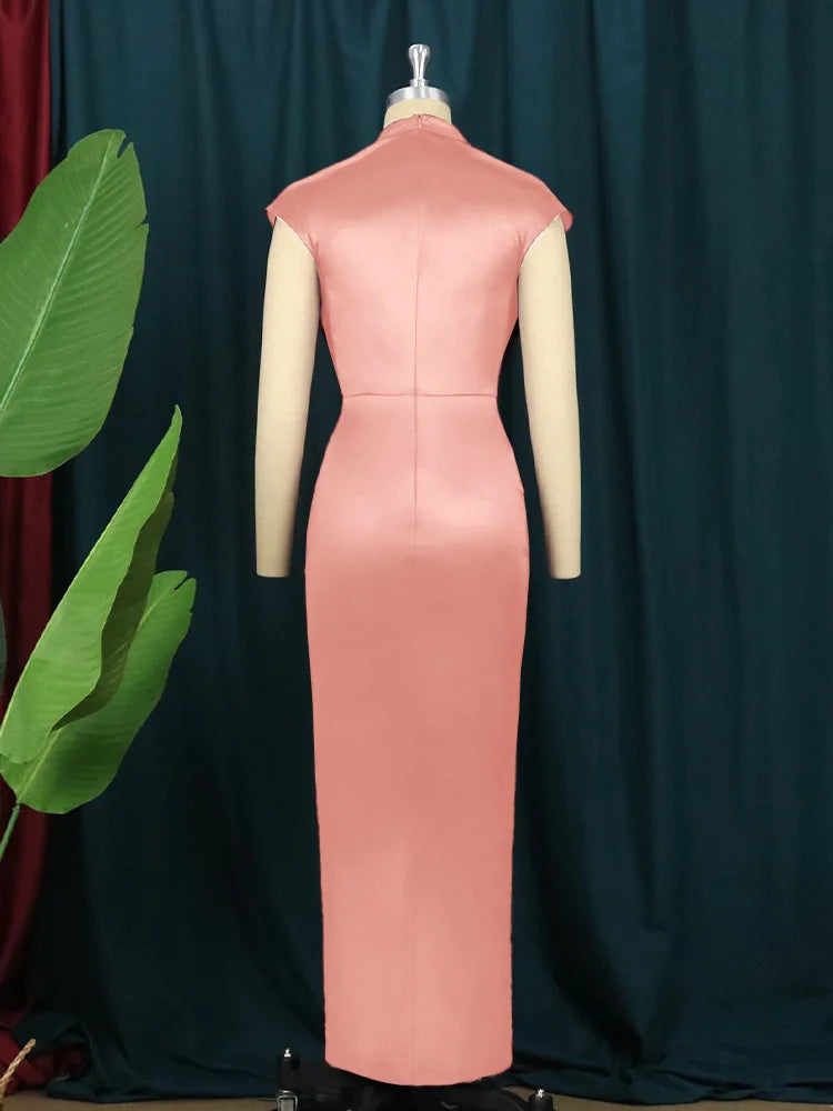 women's casual dresses draped fashion Woman clothes long wedding summer prom female evening dresses elegant party dresses hxy306