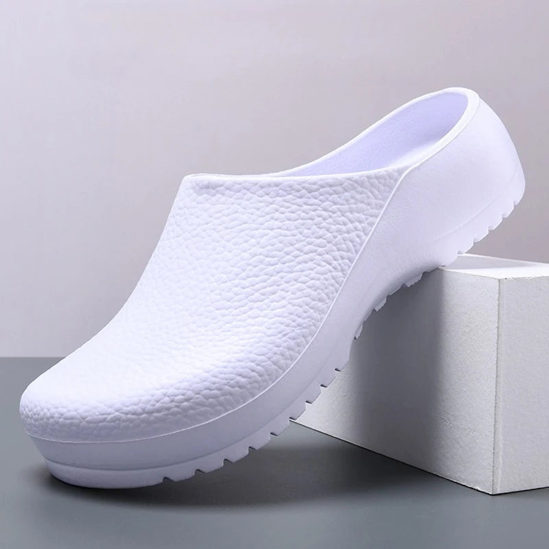 Comfortable Clogs for Women Men Eva Slip-on Chef Nurse Shoes Waterproof Slippers Lightweight Hospital Kitchen Safety Sandals