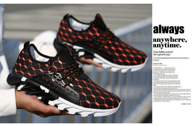 Men's Sports Shoes Breathable Casual Walking Shoes Men's Fashion Clothing Tennis Sports Shoes