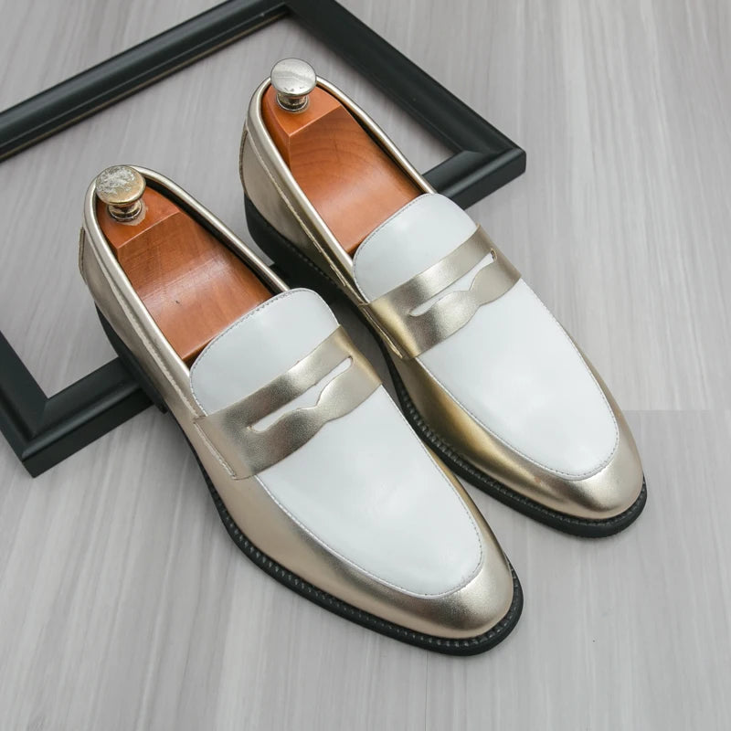 Men Shoes for Wedding Moccasins 2025 New Loafers for Men Breathable Man Slip on Flats Leisure Walk Driving Shoes Walking Shoes