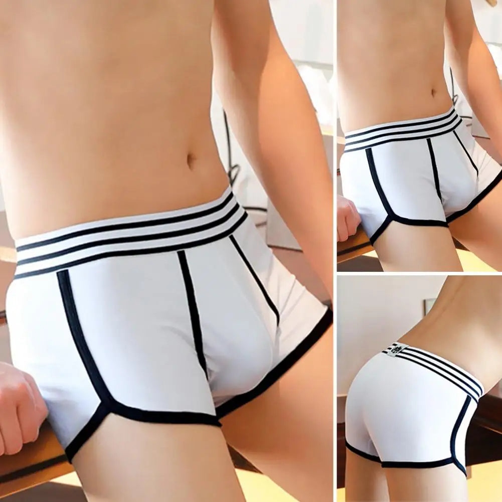 Men Boxers Underwear Soft Breathable U Convex Sweat Absorption Comfortable Men Underwear High-Quality Breathable Men Underpants