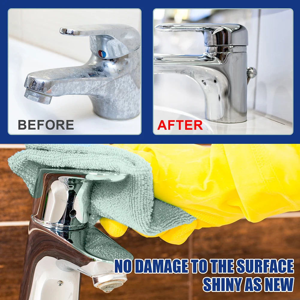 1/2pc Bathroom Cleaning Spray,60ML Multi-Purpose Cleaner Agent for Remove Stains,Bathtub Glass Washbasin Descaling Cleaning Foam
