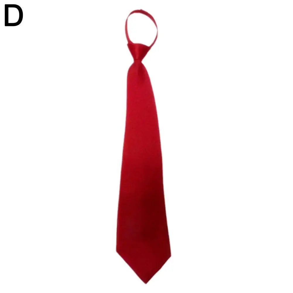 Unisex Zipper Tie For Man Woman Black Clip On Men Tie Security Ties For Clothes Neckties Uniform Suit Ties for Wholesale