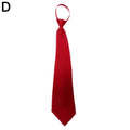 Unisex Zipper Tie For Man Woman Black Clip On Men Tie Security Ties For Clothes Neckties Uniform Suit Ties for Wholesale