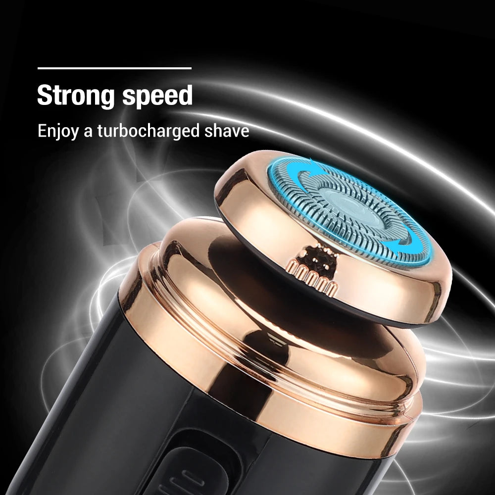 Mini Electric Shaver For Men Razor Portable Travel Hair Trimmer Electric Beard Scraper Knife Painless Shaving USB Rechargeable