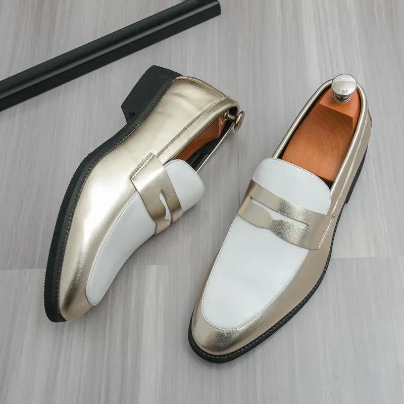 Men Shoes for Wedding Moccasins 2025 New Loafers for Men Breathable Man Slip on Flats Leisure Walk Driving Shoes Walking Shoes