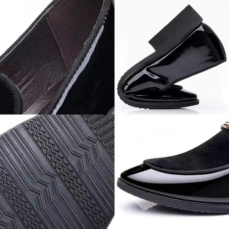 Men's Dress Shoes Luxury Mens Formal Leather Shoes Luxury Business Casual Shoes for Men Loafers Large Size 48 Zapatos De Hombre