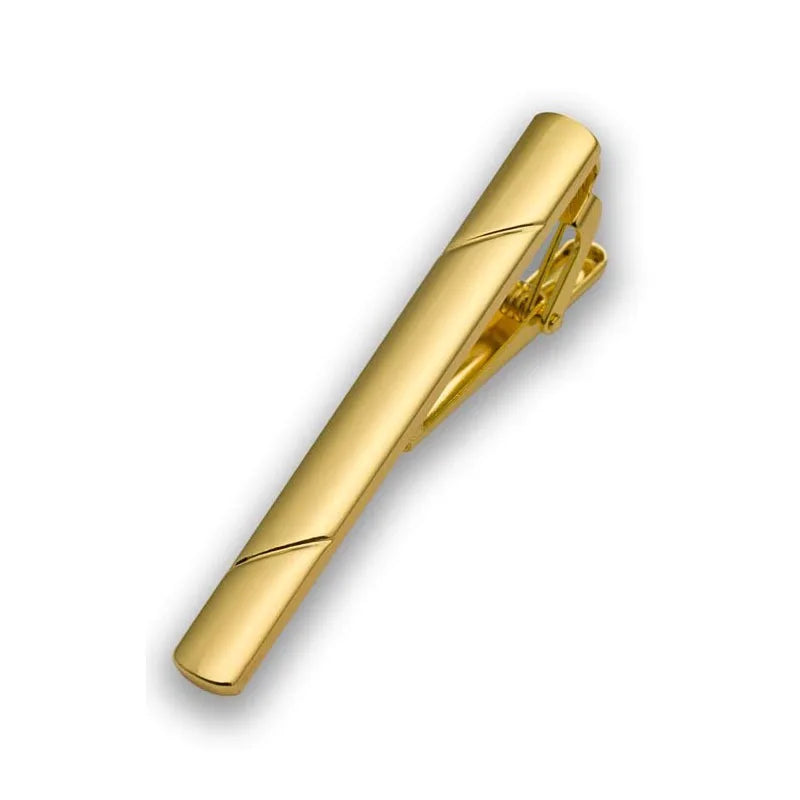 5.8x0.6cm Tie Clips for Men's Tie Clip Firm Man Tie Kit Simple Bar Clasp LD01