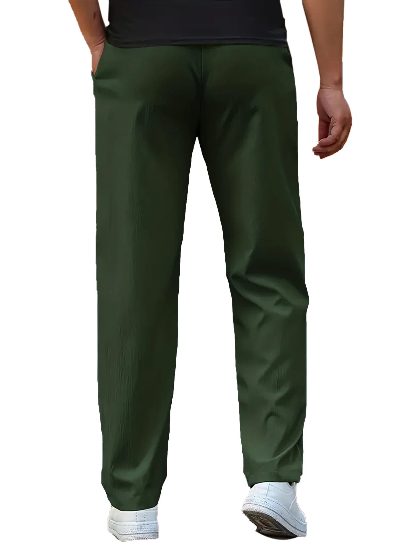 Men's Lightweight Pants Casual Loose Sports Trousers Men Casual Thin Straight Leg Pants Male Fashion Outdoor Joggers Pants