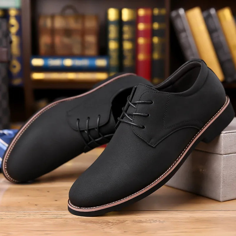 Men's Shoes Fashion Casual Leather Shoe Lace Up Oxford Shoe Business Dress Shoes Luxury Wedding Party Shoes for Men Large Size48