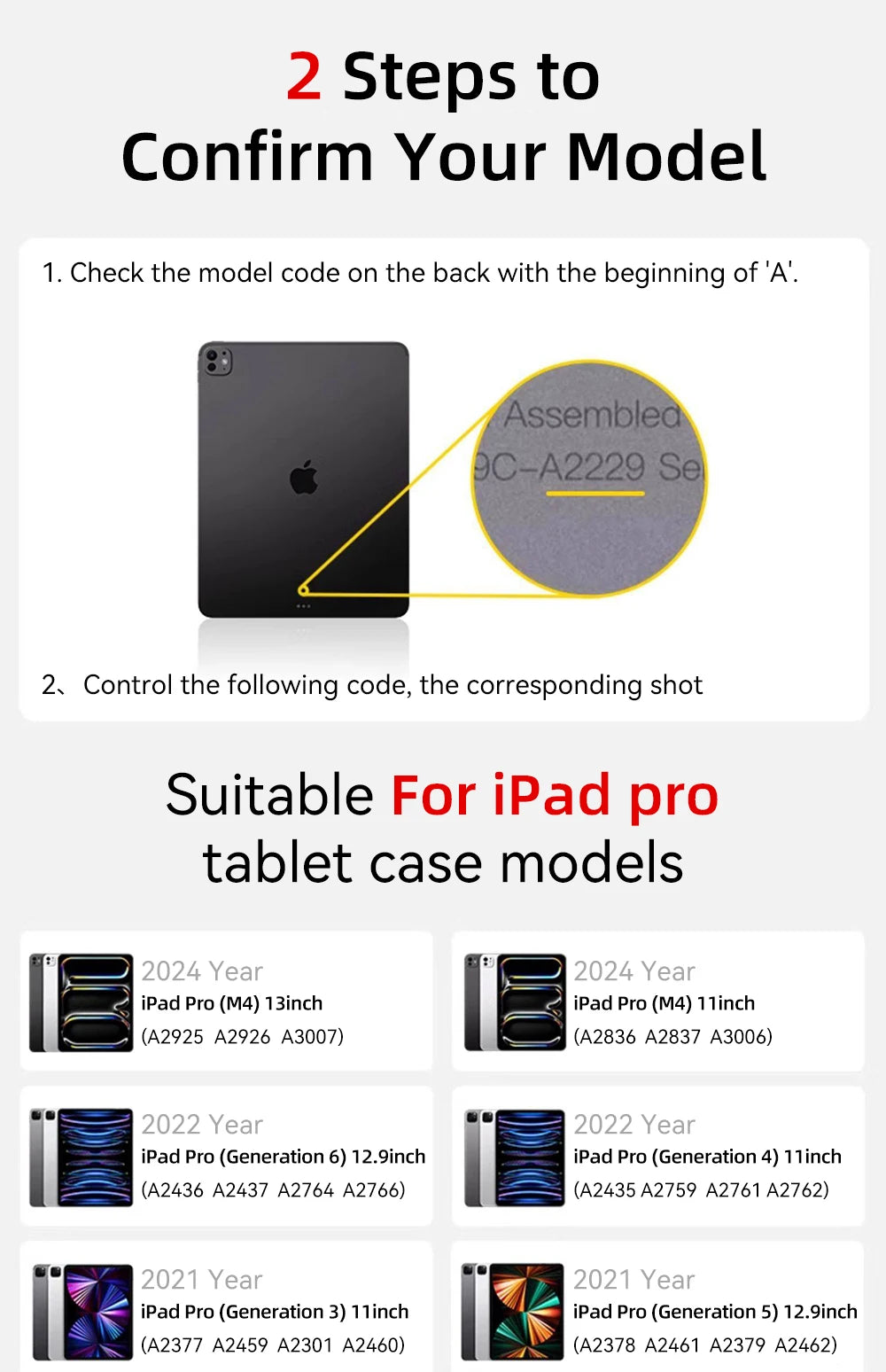 For iPad Backlight Keyboard Case For iPad 10.2 9 8 7th Gen iPad 10th Air 3 10.5 Pro Air 4th 5th 10.9 Pro 11 12.9 9.7 5 6th Cover
