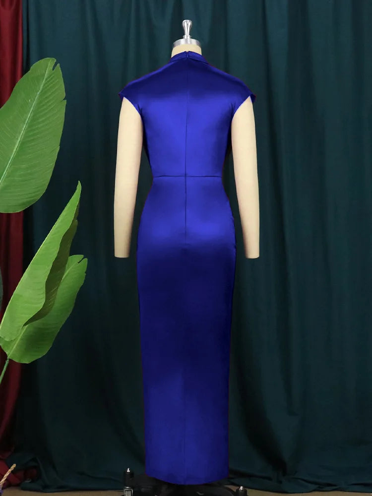 women's casual dresses draped fashion Woman clothes long wedding summer prom female evening dresses elegant party dresses hxy306