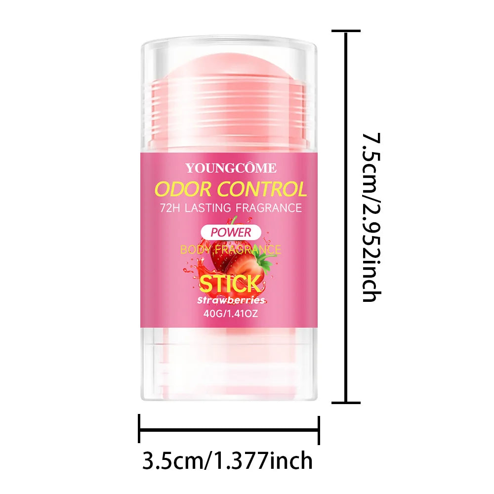 Odor Control 72h Lasting Fragrance Body Odor Remove Cream Removal Armpit Refreshing Antiperspirant Lasting Aroma Deodorant