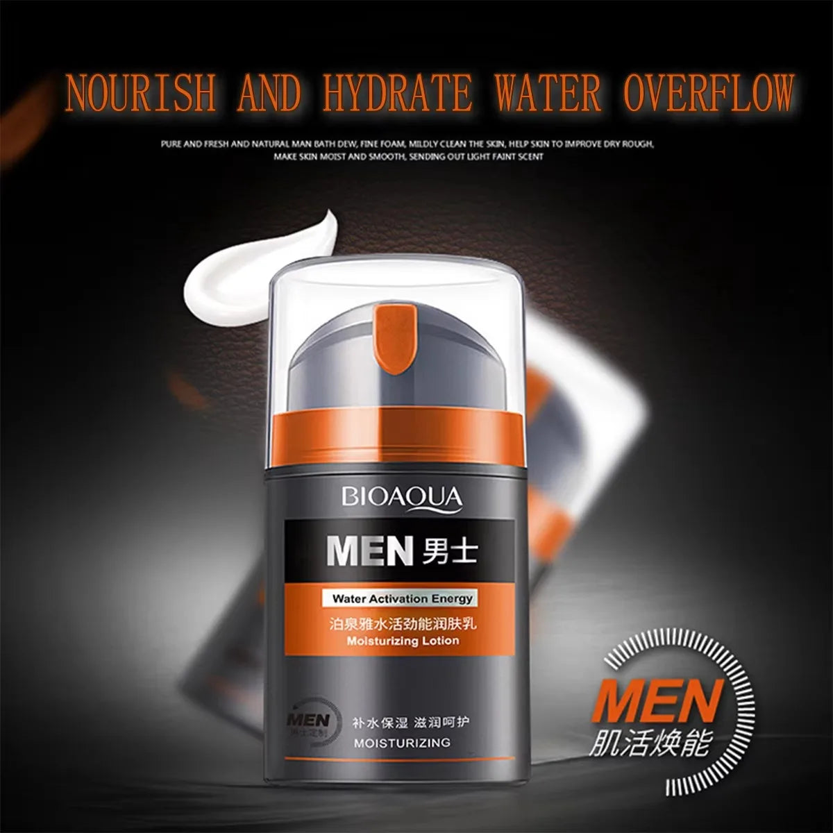 Men's Deep Oil Control and Moisturizing Face Cream Moisturizing Smoothing Wrinkles Shrinking Pores Skin Care Health Care for Men