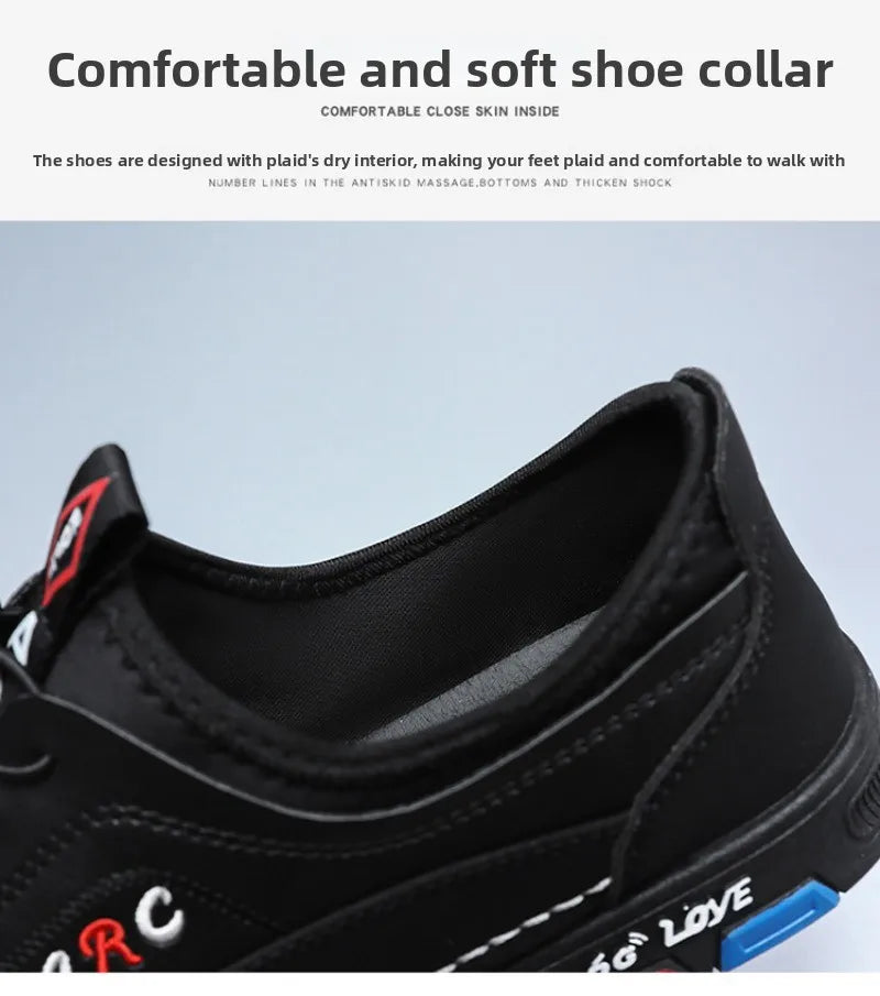 High-quality Men Shoes Breathable Leather Casual Shoe Fashion Business Soft Bottom Shoes for Men Large Size39-48Zapatos Casuales