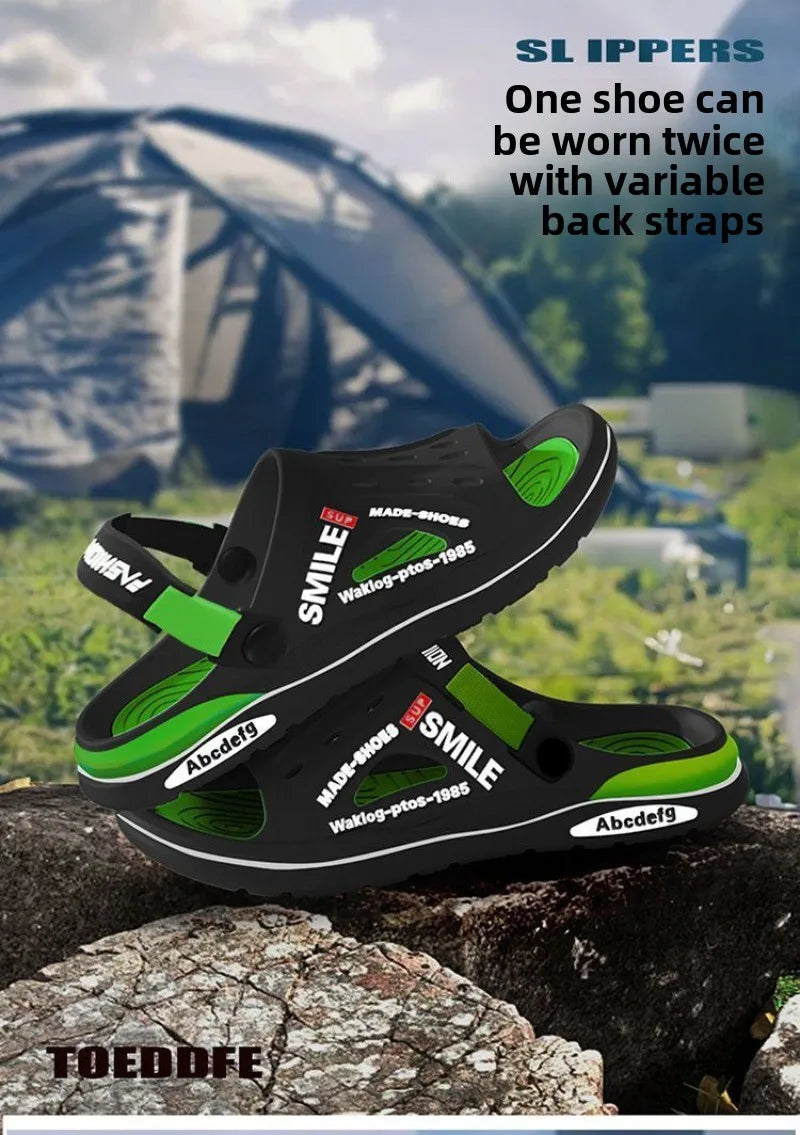 Fashion Sandals Waterproof Slippers Women Shoes Summer Outdoor Slides Soft Sole Garden Shoes Indoor Nursing Clogs Sandals