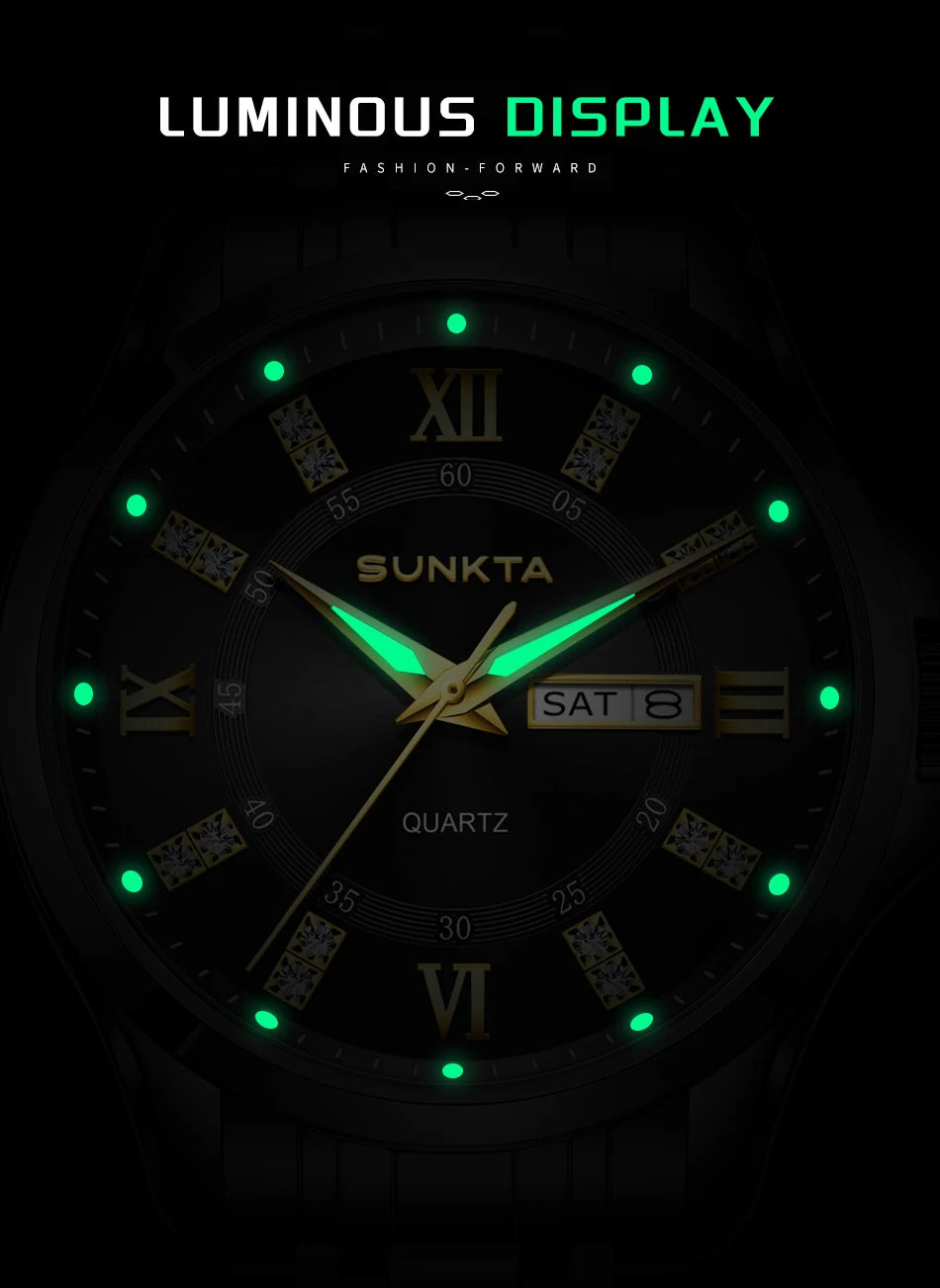 LIGE Men's Watches Top Brand Casual Original Wristwatch Waterproof Stainless Steel Scratch-Resistant Mirror Watch for Man Reloj