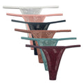 5 PCS/Set Sexy Lace Thongs Low Waist Underwear Women G-string Underpants Lady Bikini Panties Female Sexy Lingerie M-XL