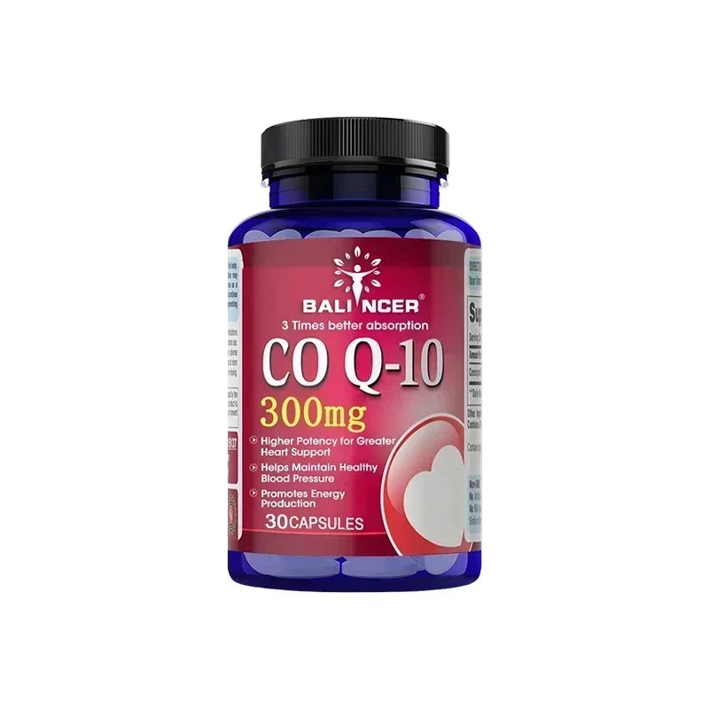 Co Q10 300 Mg Capsules - Supports Cardiovascular & Nervous System Health