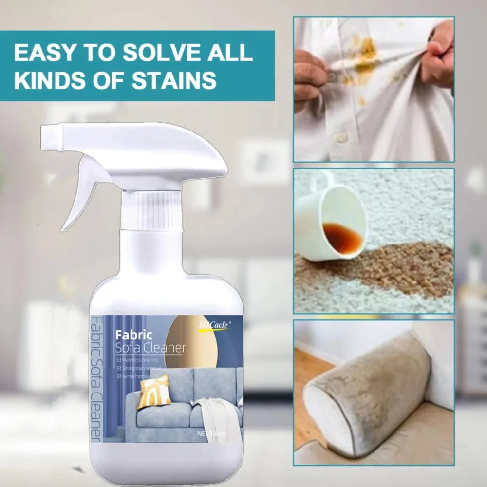 Fabric Sofa Cleaner Spray Deep Cleaning for Upholstery, Mattresses, and Car Seats Remove Dirt and Residue  Protects Sofa Color