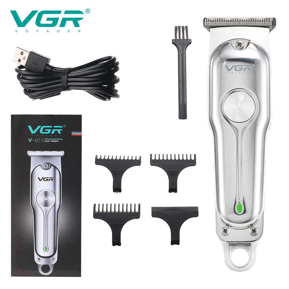 VGR  071 T-blade cutting machine barber rechargeable professional hair clipper trimmer for men cordless