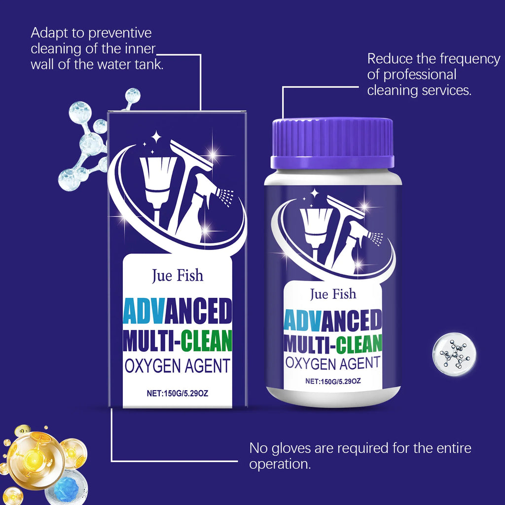 Bathroom Descaling Powder Toilet Deep Cleaner Limescale Remover Water Soluble Cleaning Agent Gentle Surface Polish Home Supplies