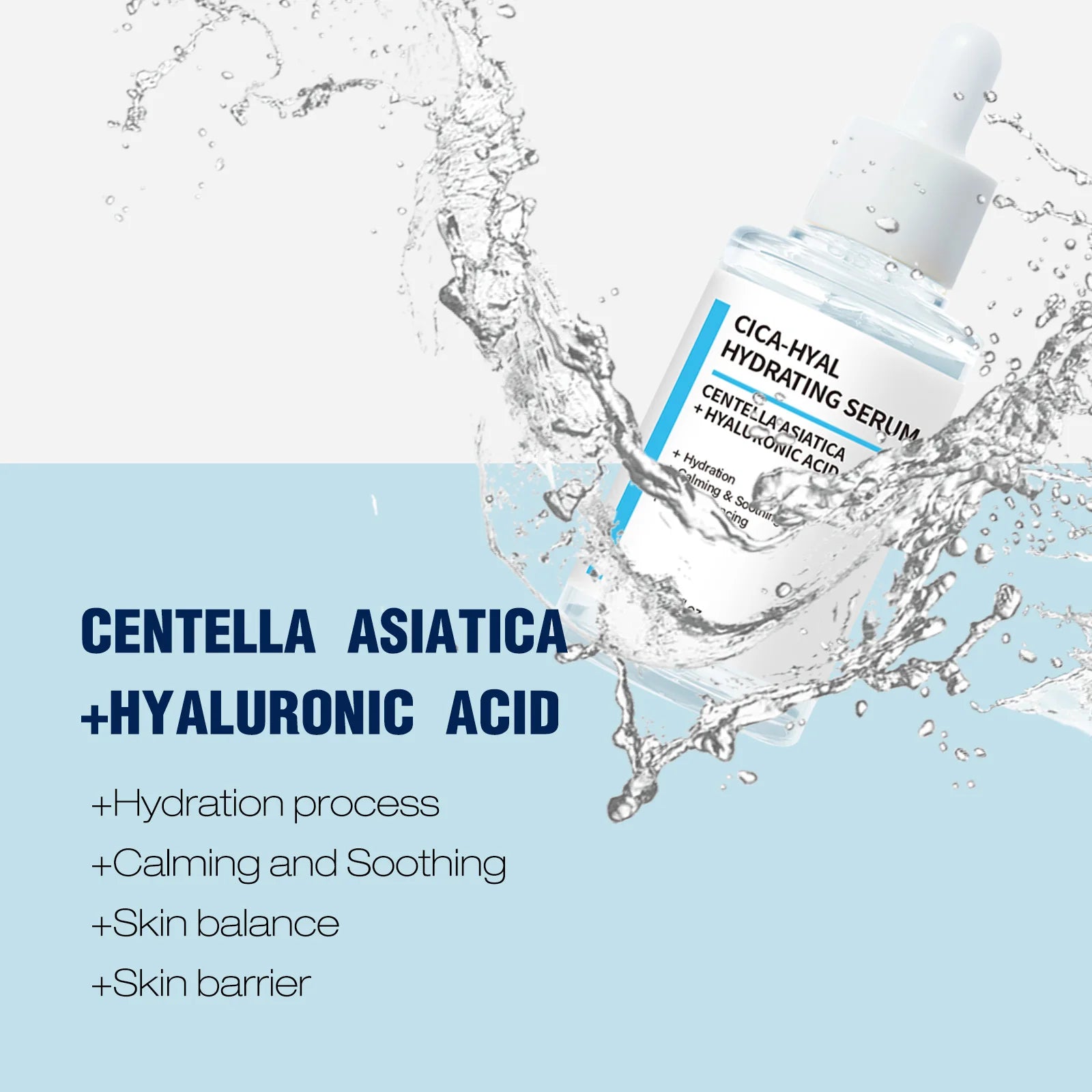 Facial Serum with Hyaluronic Acid Prone and Sensitive Skin Moisturizing Skin Firming Hydrating Dry Skin Care
