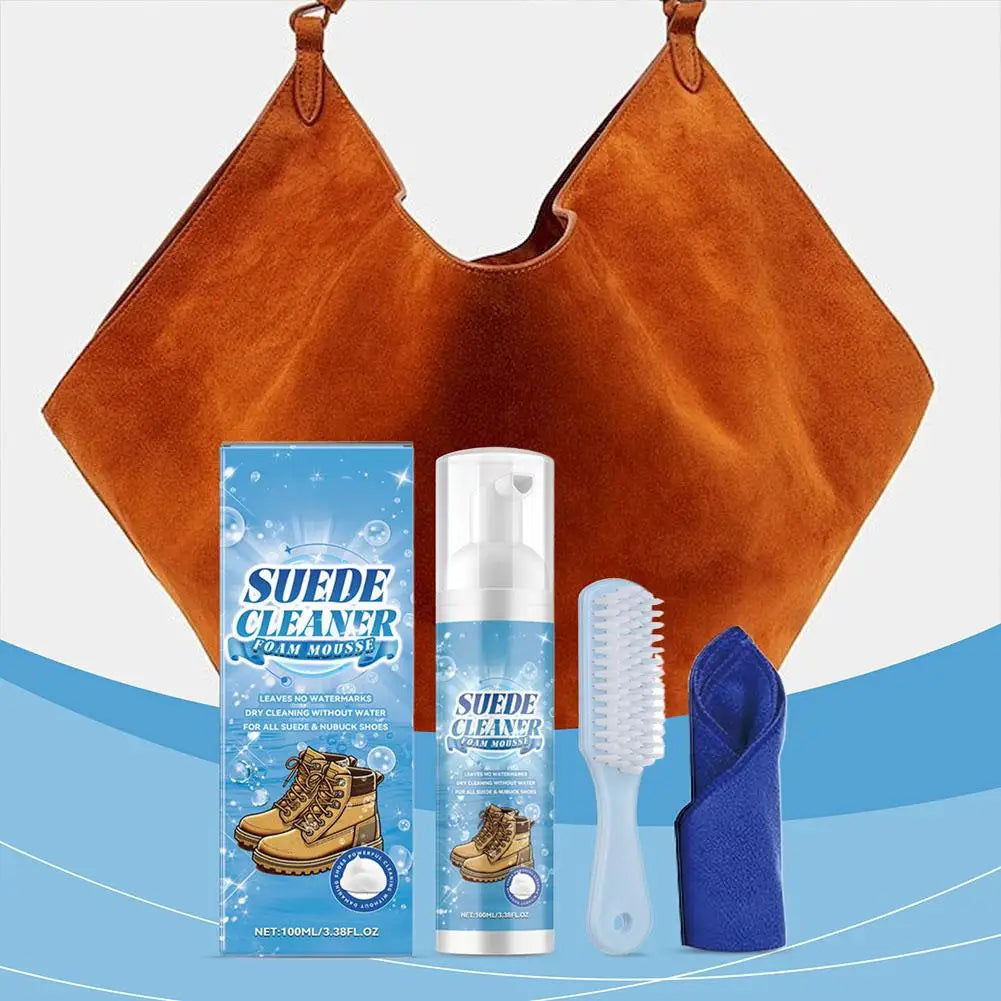 Cleaning Dirt Suede Cleaner Set Gentle Non-damaging Resists Fading Deformation Cleaner Set for All Suede Products Cleaner Set