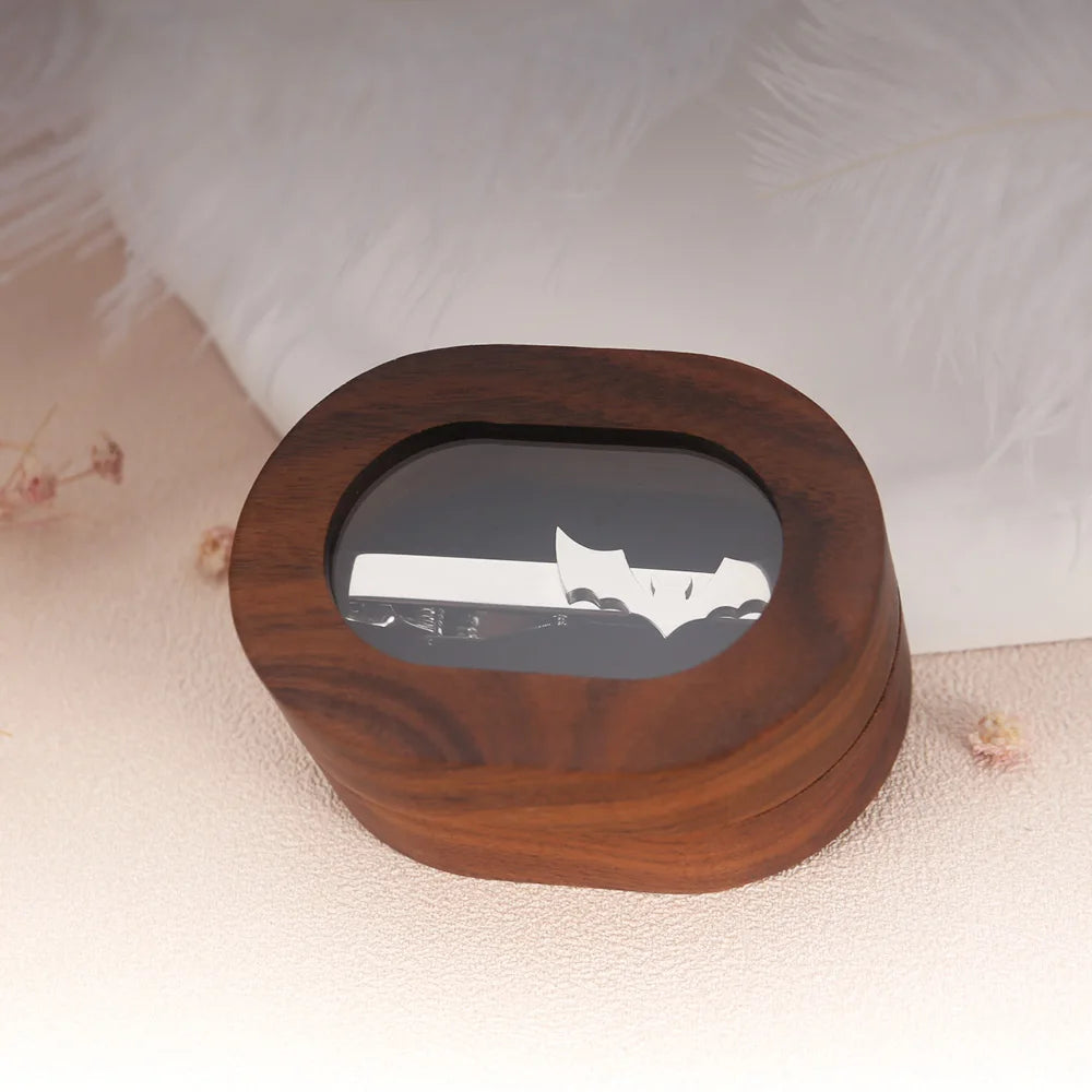 Fashion Stainless Steel Bat Tie Clip For Men Vintage Gothic Animals Tie Clip Suit Accessories Halloween Jewelry Gifts For Dad