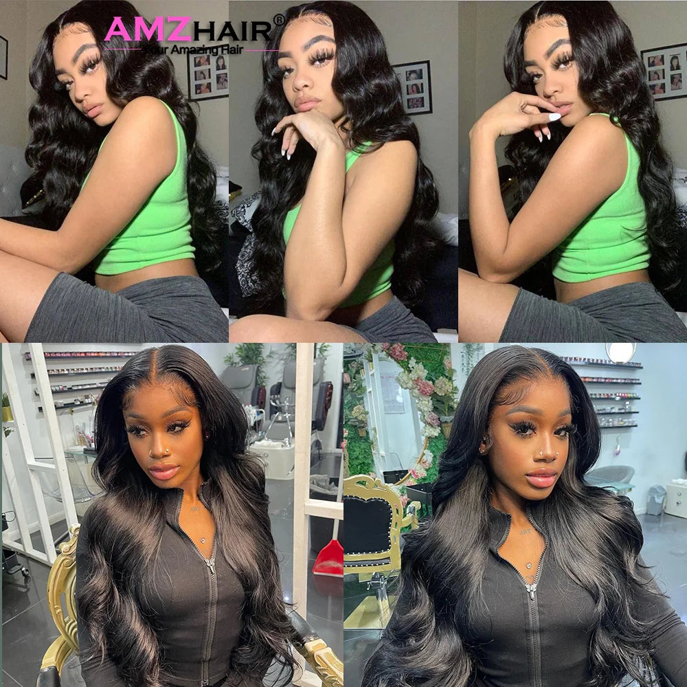 Body Wave Human Hair Wigs Hd Lace Wig Human Hair 13X4 Lace Front Wig Human Hair Pre Plucked Bleached Knots 100% Human Hair Wigs