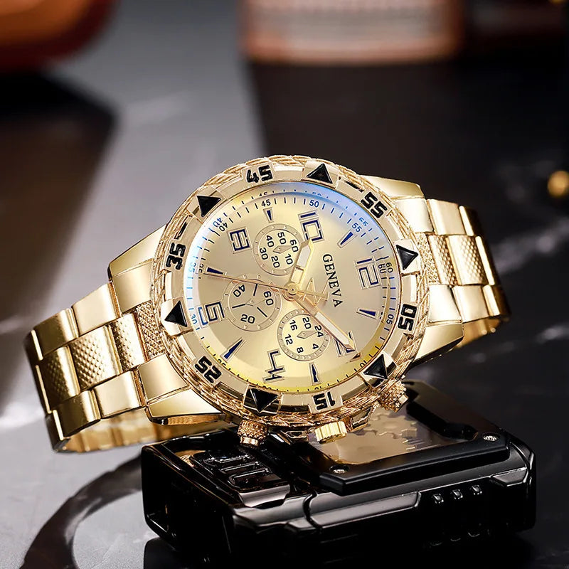 Mens Watches Luxury Brand Watches For Mens Fashion High Quality Luxury Simple WristWatch Business Full Steel Sports Male Clock