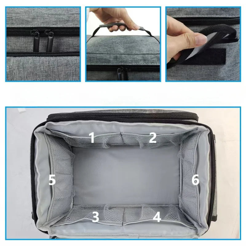 Multifunctional Medical Organizer - Portable First Aid Kit with Large Capacity for Home, Travel & Emergencies Medical Supplies