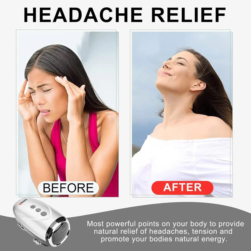Professional Haircut Massager/Cordless Handheld Massager, Vibration Neck/Legs/Hands/face Massager, 2 Massage nodes 2600AMH