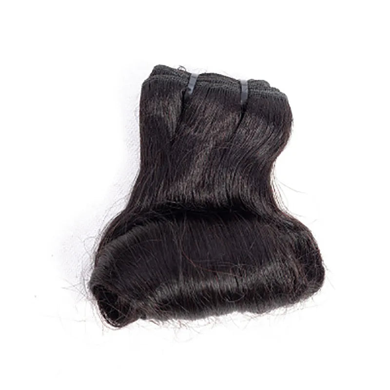 Premium Natural Color Human Hair Egg Curly Weav Bundle Soft and Bouncy Brazilian Virgin Remy Women's Trendy Hairstyling Needs