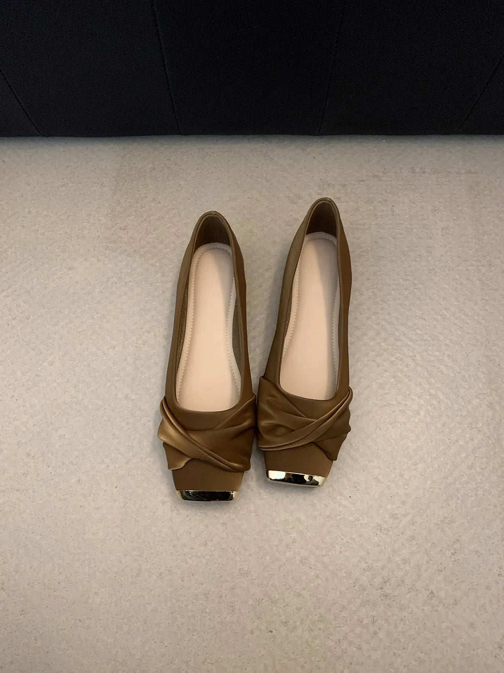 Shoes Woman 2025 Low Heels Female Footwear Autumn Square Toe Casual Sneaker New Summer Comfortable Dress Fall Lace-Up Flat Rome